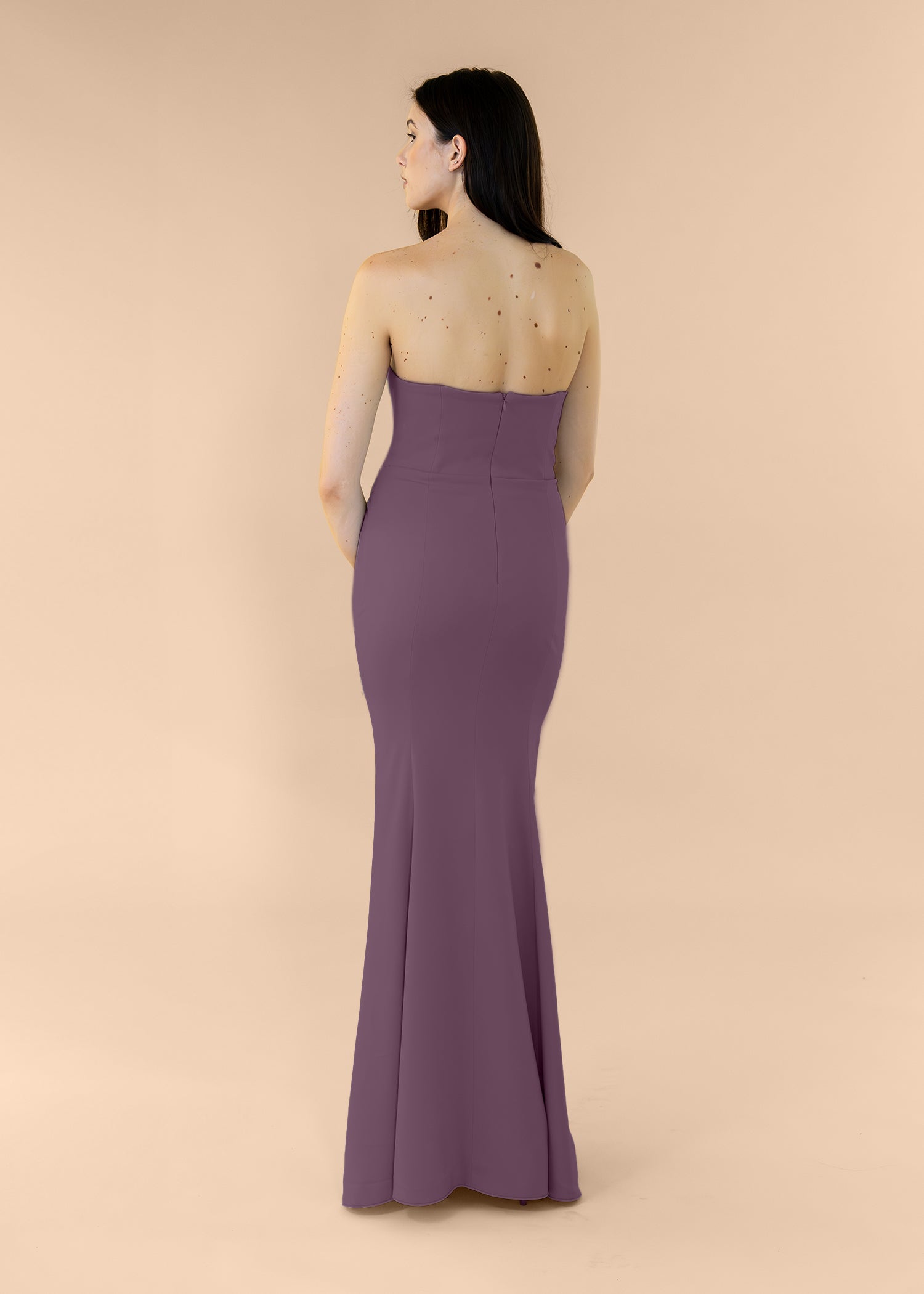 Strapless-Draped-Crepe-Mahogan