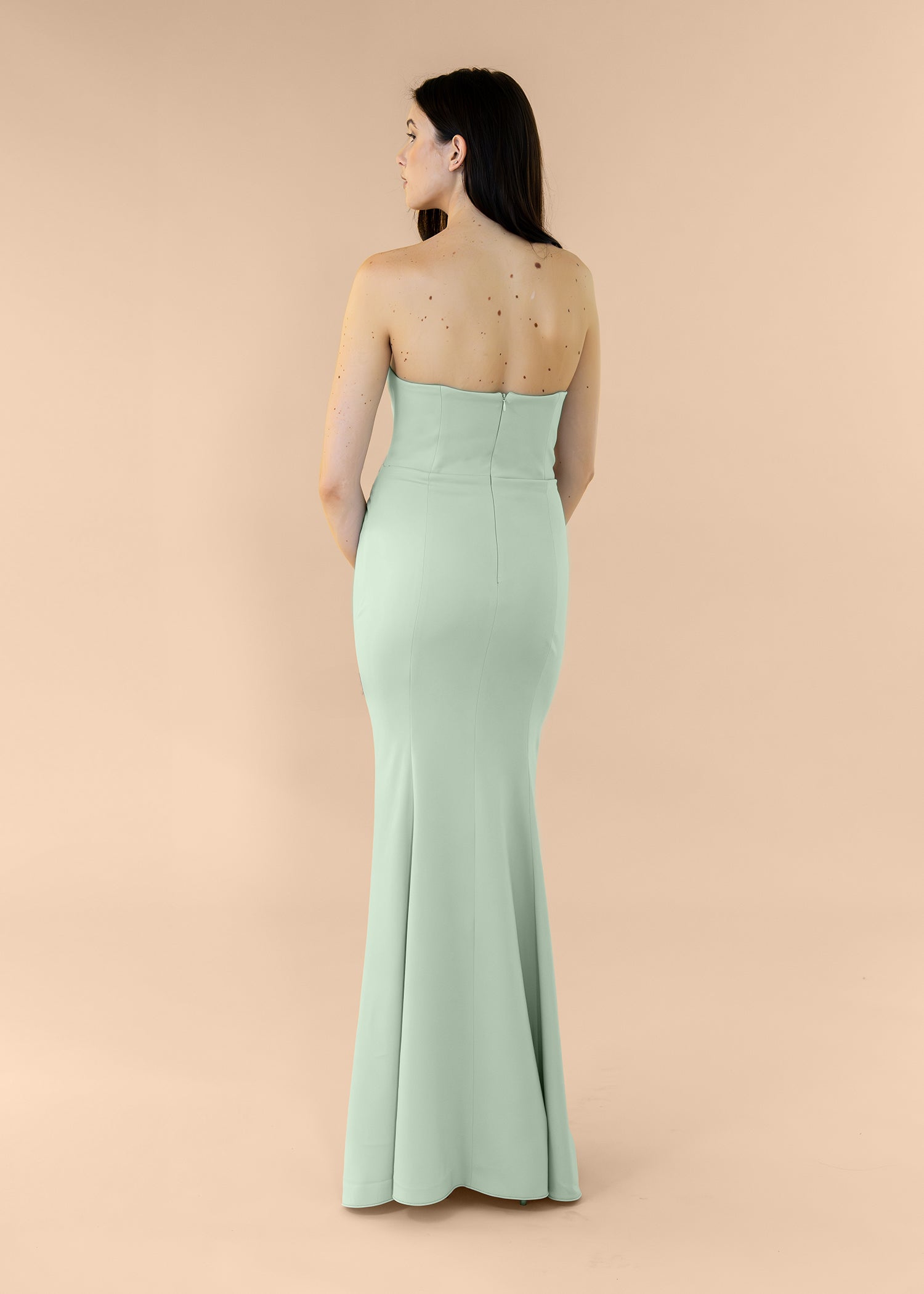 Strapless-Draped-Crepe-Sage