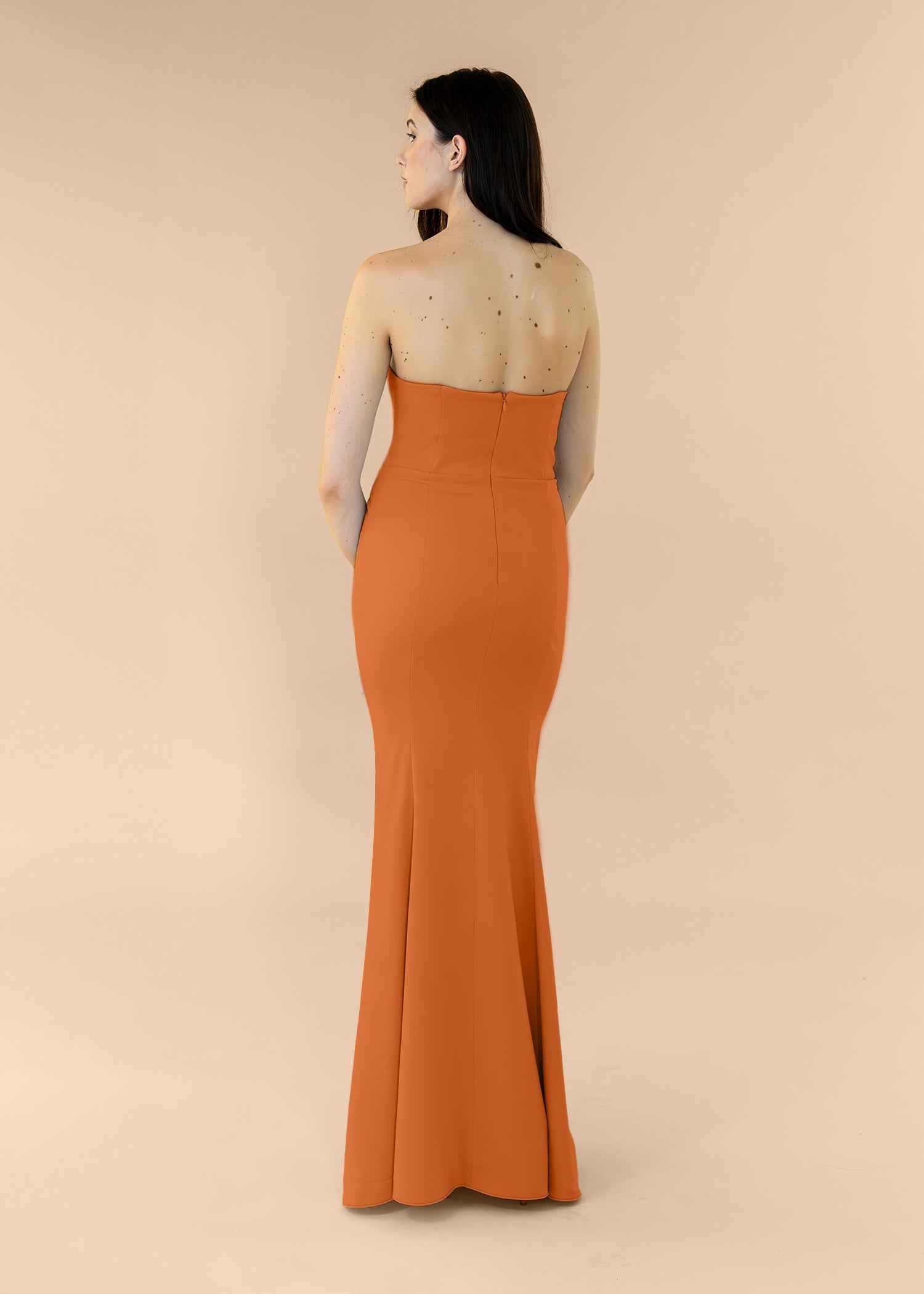 Strapless-Draped-Crepe-Terracotta