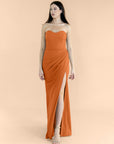 Strapless-Draped-Crepe-Terracotta