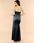 Strapless-Draped-Satin-Black