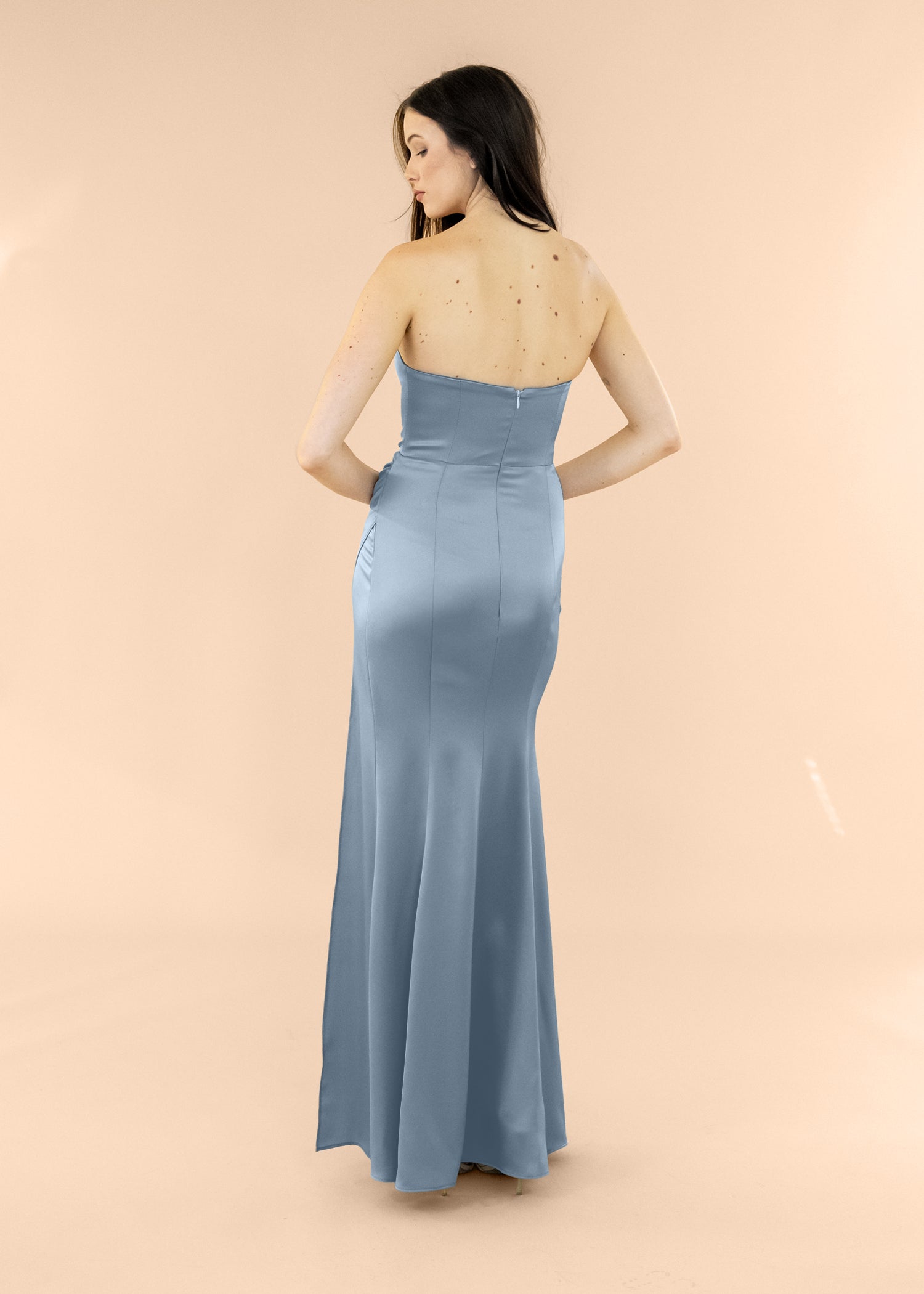 Strapless-Draped-Satin-DustyBlue