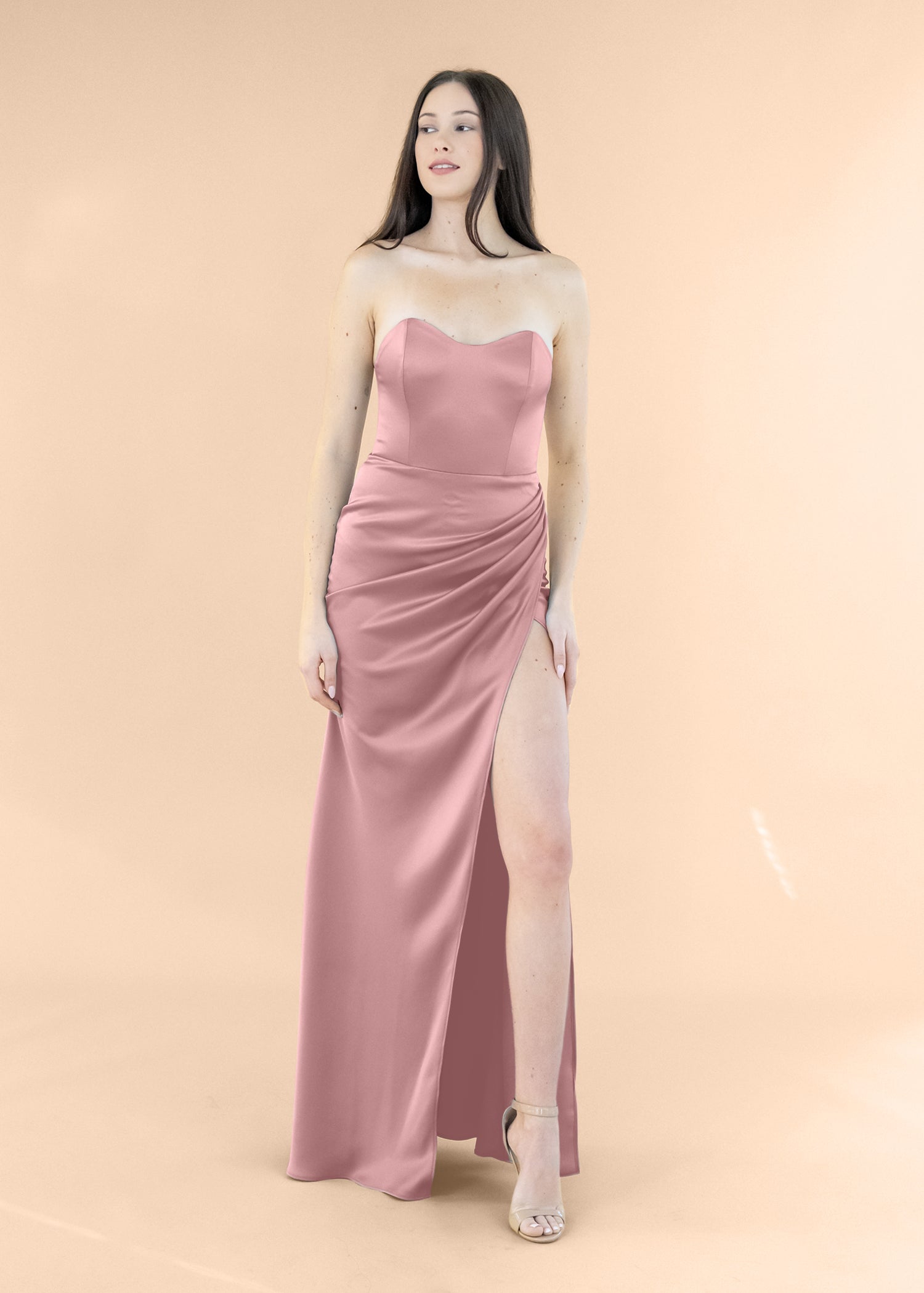 Strapless-Draped-Satin-DustyRose