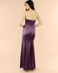 Strapless-Draped-Satin-Mahogany