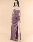 Strapless-Draped-Satin-Mauve