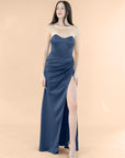 Strapless-Draped-Satin-Navy