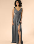 Vneck-Aline-Crepe-Charcoal