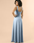 Vneck-Aline-Crepe-DustyBlue