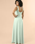 Vneck-Aline-Crepe-Sage