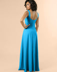 Vneck-Aline-Crepe-Sapphire