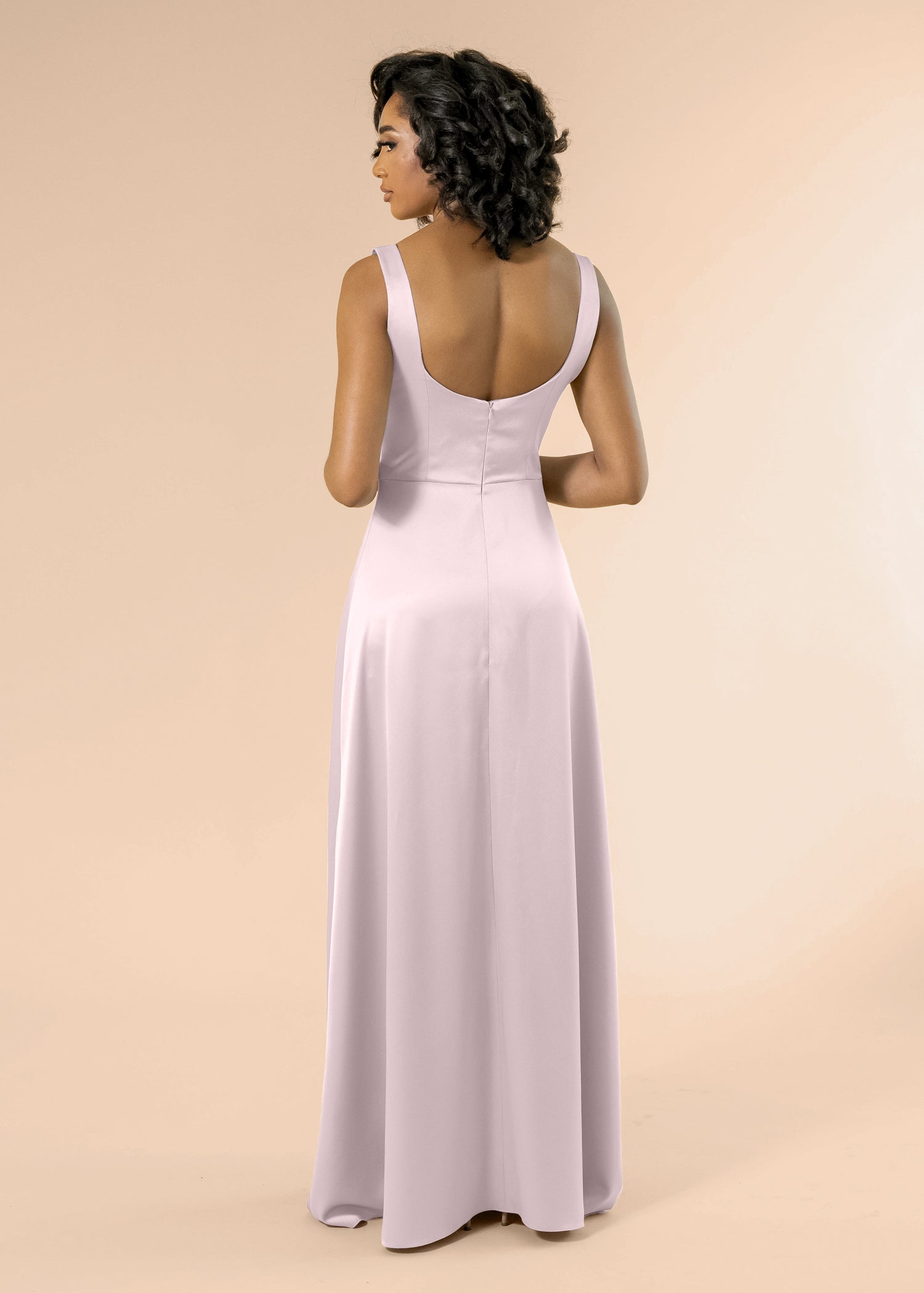 Vneck-Aline-Satin-Blush