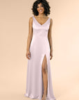     Vneck-Aline-Satin-Blush