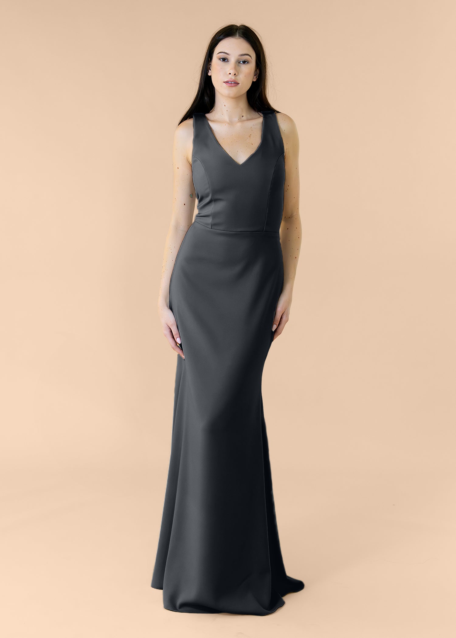 Vneck-Bell-Crepe-Black