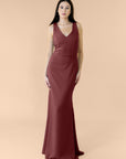 Vneck-Bell-Crepe-Burgundy