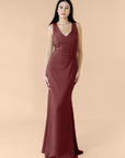Vneck-Bell-Crepe-Burgundy