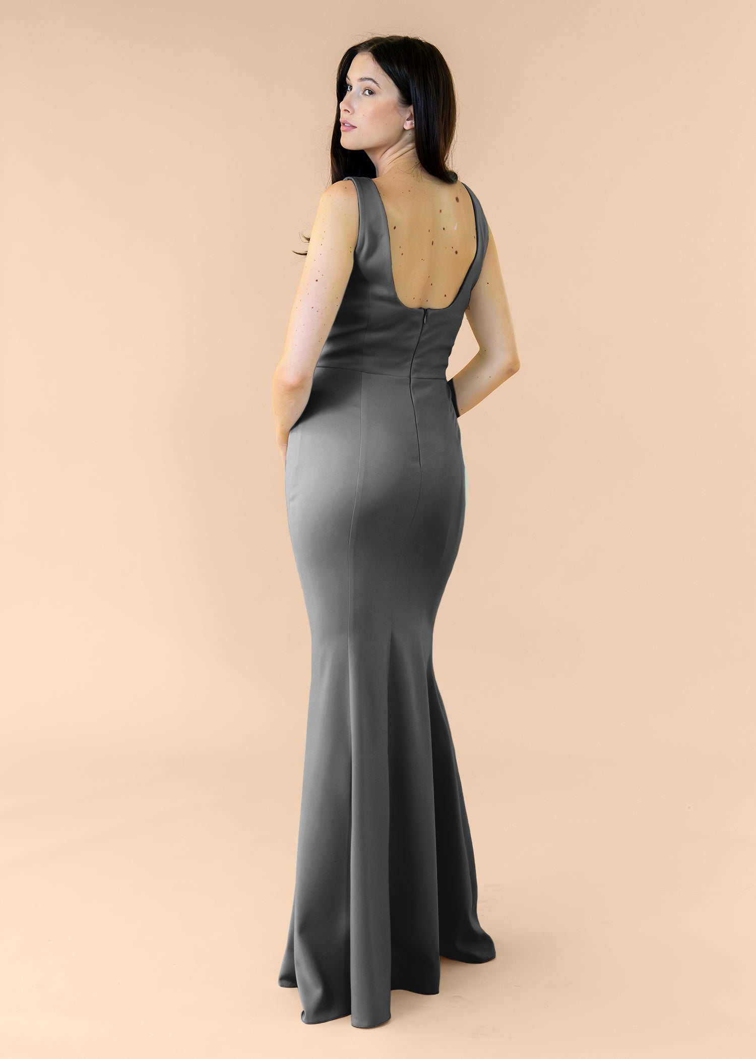 Vneck-Bell-Crepe-Charcoal