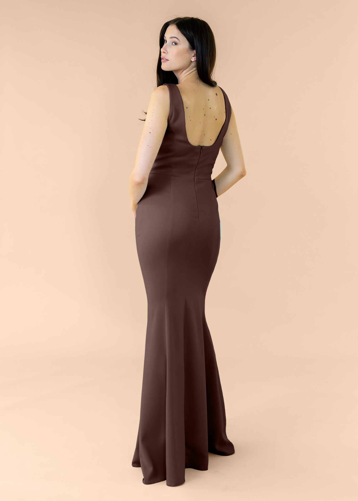 Vneck-Bell-Crepe-Chocolate