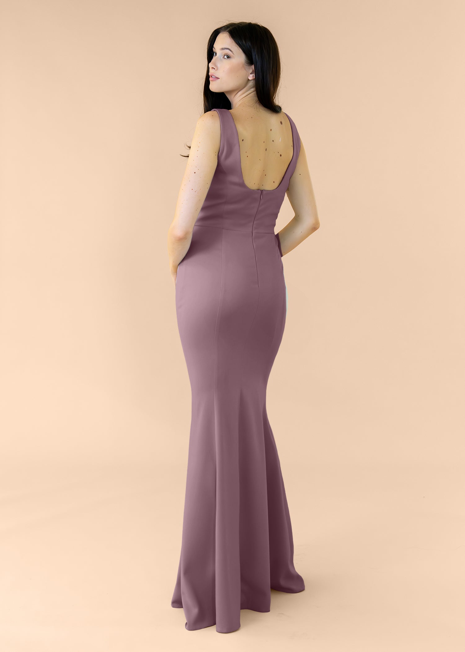 Vneck-Bell-Crepe-Mauve
