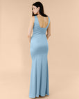 Vneck-Bell-Satin-AiryBlue