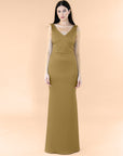 Vneck-Bell-Satin-Bronze