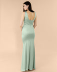 Vneck-Bell-Satin-Sage