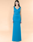 Vneck-Bell-Satin-Sapphire